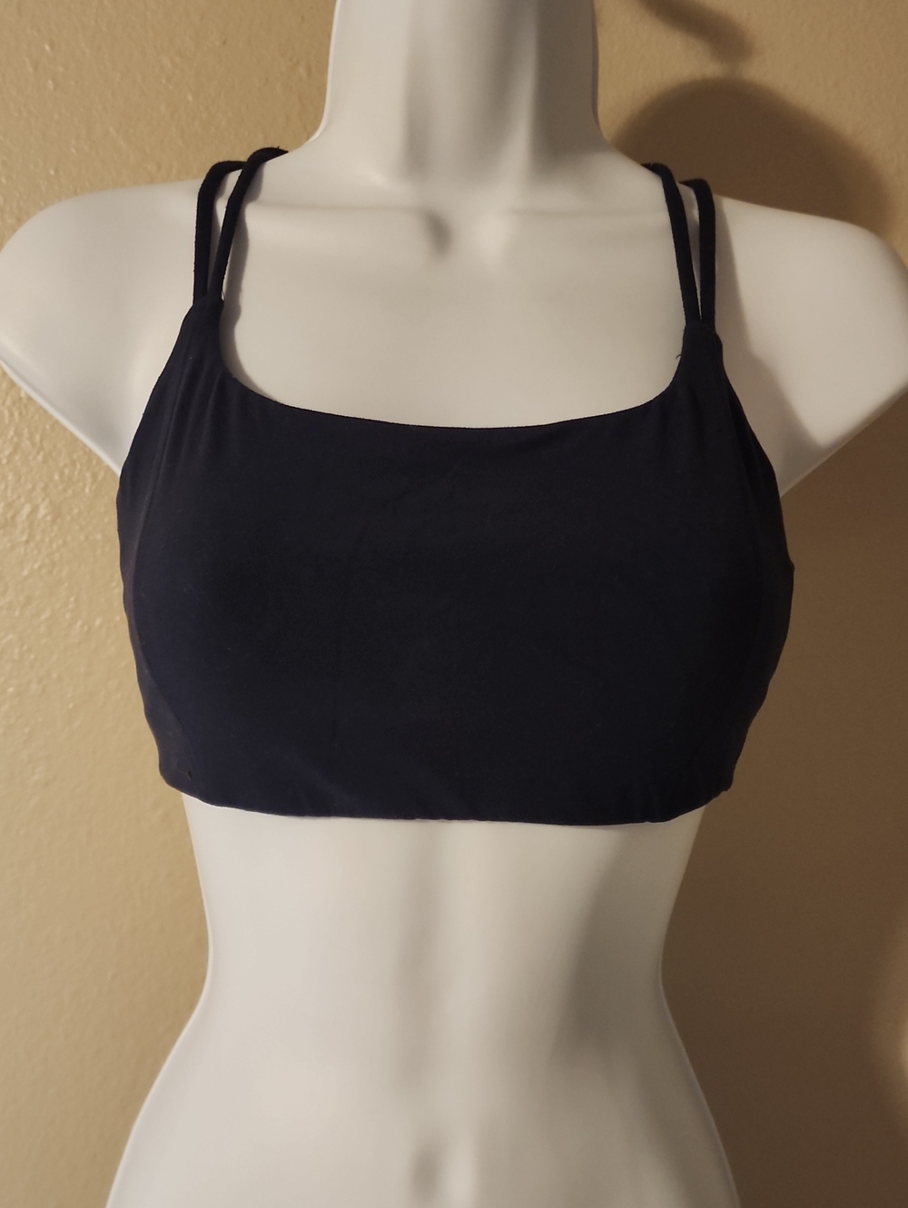 Athleta Black Double-Strap Sports Bralette